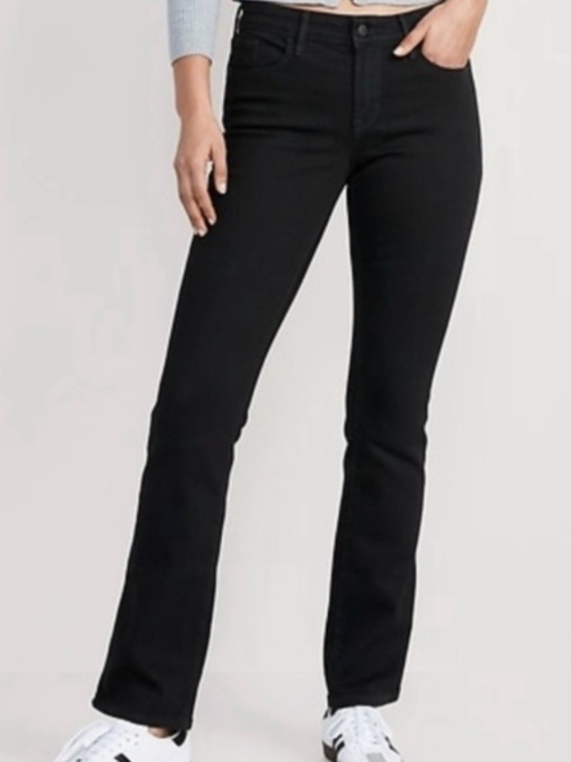 Old Navy Mid-Rise Kicker Boot-Cut Jeans - Size 10